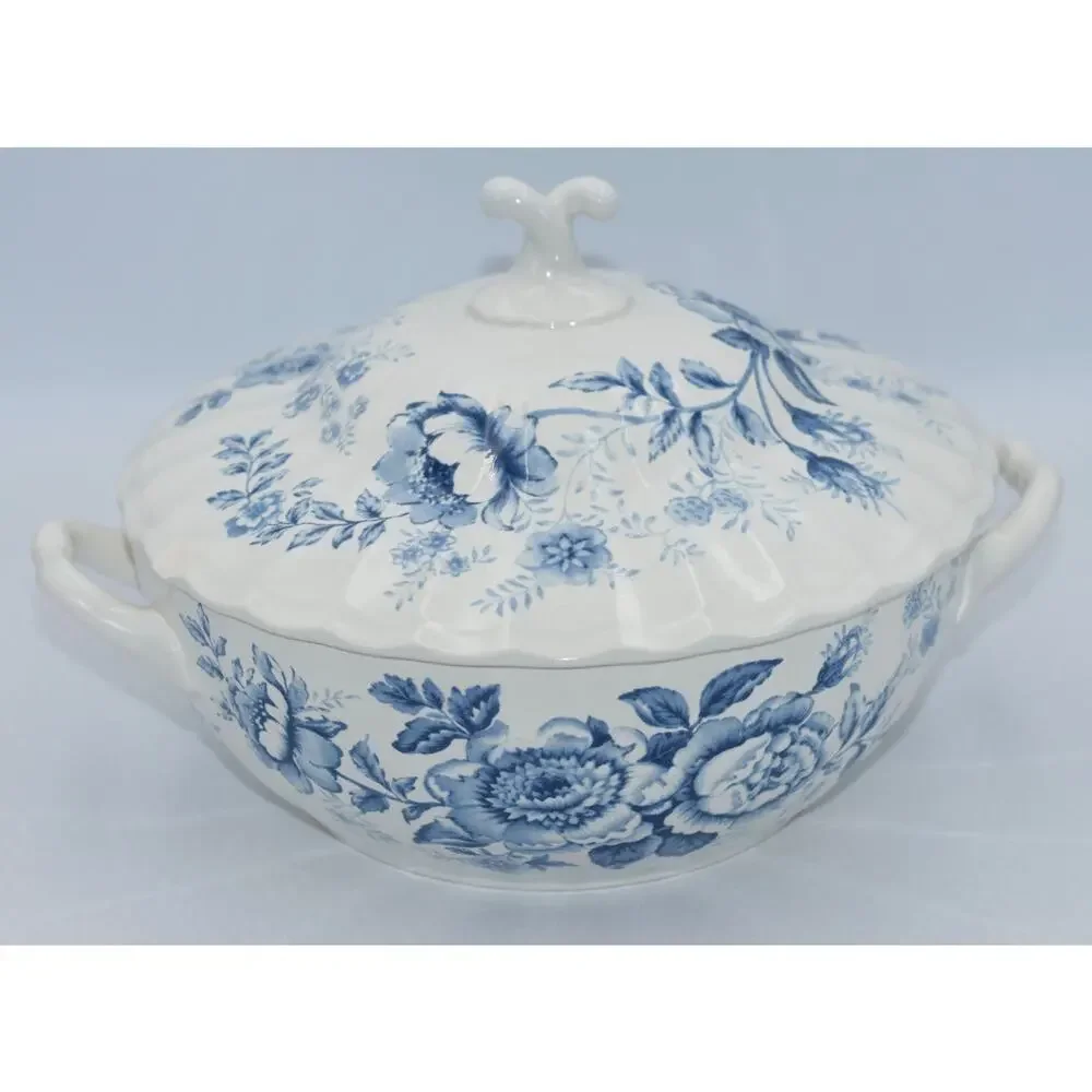 Ralph Lauren Morning Garden Covered Vegetable Dish Casserole Tureen